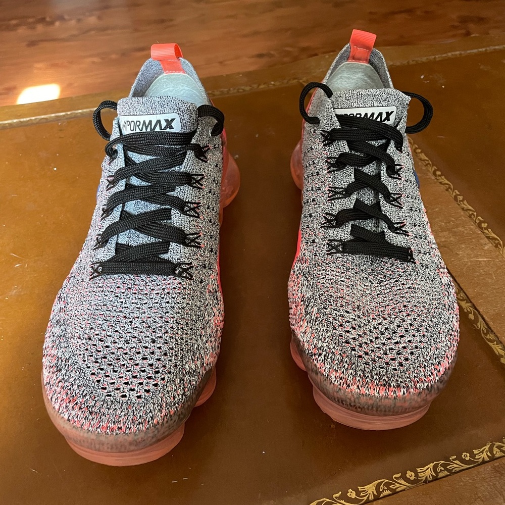 Nike Gray and Red Athletic Shoes